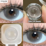 Popxstar Rose Witch Cosplay Prescription Contact Lenses Myopia Lenses with Diopter Anime Red Pupils Color Contact Lenses for Eyes