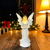 Popxstar  1 Pc Angel Candle Sculpture Light (Batteries Not Included) Christmas, Thanksgiving, and Hanukkah Atmosphere Decor