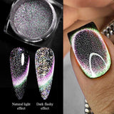 Popxstar Aurora Pearl Nude Pink White Nails Glitter Dust Chrome Moonlight White Rubbing on Powder Shell Mirror Pigment Nail Art Supplies