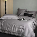 Popxstar  600TC Egyptian Cotton Soft Hotel Style Bedding Set Double Queen King Size Duvet Cover Bed Sheet/Fitted Sheet Pillowcases 4Pcs