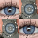 1Pair Colored Contact Lenses Beauty Pupil Blue Lenses Eye for Natural Effect Eyes Cosmetic Brown Eye Lenses Free Shipping