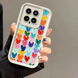 Oil Painting Love Heart Phone Case for Xiaomi Poco M6 X6 X5 X3 F5 F6 Pro Mi 14T 14 13T 12T 13 12 11 Lite5G Shockproof Back Cover