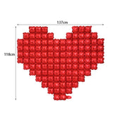 Popxstar Heart Shaped Background Wall Foil Balloon Love Letter Balloons for Wedding Party Happy Valentines Day Home Decoration Supplies