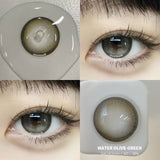 Popxstar 1 Pair Super Natural Contact Lenses for Eyes Beauty Pupil Color Lens for Myopia Eyes Yearly Use Comestic Eye Color Lens