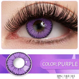 Popxstar  1 pair Contacts Lenses Beauty Pupil Made-up Color Lens  For Eyes Beautiful Cosmetic Accessories Contact Lens Red Brown