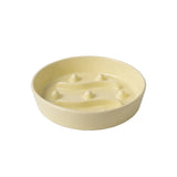 Ceramic Pet Bowl for Cat Slow Feeder Non-Spill Design Pet Slow Food Bowl Anti Choking Dog Bowl