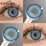 Fashion Color Contact Lenses 1 Pair Black Big Eyes Softlenses Colored Contact Lens Eye Makeup Beautiful Pupils