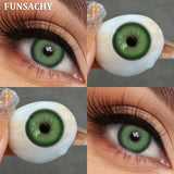 Popxstar  1 Pair Colored Contact Lenses for Eyes Green Beauty Pupils Brown Fashion Lenses High Quality Blue Eye Contacts Yearly