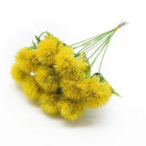 Popxstar 5/10pcs Artificial Plants Dandelion Bouquet Vases For Home Decor Wedding Decorative Fake Flowers Needlework Ornamental Flowerpot