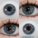 1Pair Real Color Eye Lenses Myopia Pink Blue Contact Lenses Eye Color Lenses Makeup Pupils Graduate Lenses Fast Shipping