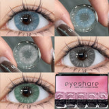 Popxstar Contact Lenses for Eyes 1 Day Daily Lens High Wearing Comfort Lenses Brown Lenses Fashion Blue Contacts 10 Pcs/5Pair