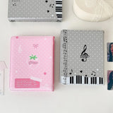 PU Leather Loose-Leaf Binder Cover A5 Size 3 Inch Photocard Album Shell Inner Pages Not Included Loose-Leaf Structure