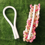 DIY Foam Strip Wedding Flower Arrangement Base Cylindrical White Stick Solid Round Curtain Flower Ball Sponge Flower Wall Props