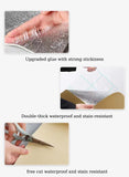 Popxstar 50cmX10m Linen 3D Foam Self-adhesive PVC Solid Color Thickened Waterproof Background Wall Renovation Wallpaper Wall Stickers