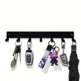 Popxstar Metal Key Holder Home Wall Hooks Organizer Door Entryway Hallway Kitchen Wall Bedroom Decor Rack with 7/9 Hooks