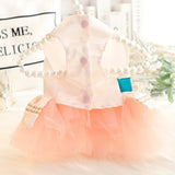 Princess Style Wedding Dress Dog Clothes Pet Clothes  Clothes Summer Dresses Pulling Skirts for Kittens And Dogs