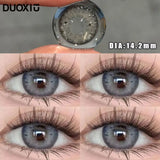 Popxstar  1Pair Soft Contact Lenses Green Lenses Blue Eye Degree Myopia Degree Prescription -0.00 to -8.00 Grey Beautiful Pupil
