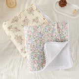 Popxstar Baby Blanket Printed Pure Cotton Baby Muslin Swaddle Blanket Breathable Newborn Quilt Soft Warm Core Children's Quilt 100*100CM