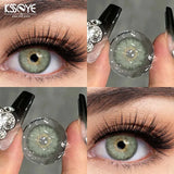1 Pair Natural Fashion Color Contact Lenses for Eyes Brown pupils,Blue Contact Lenses Siri Series Cosmetic Lens New style