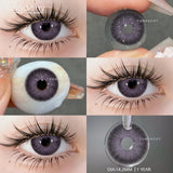 Popxstar  Korean Lenses Color Contact Lenses for Eyes 1pair Natural Colorcon Eye Lens Blue Green Eye Lens Beautiful Pupil Yearly