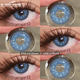 Natural Brown Eyes Contacts Color Contact Lenses Gray Lenses Cosmetic Green Eyes Lenses Yearly Blue Makeup Contact Lens
