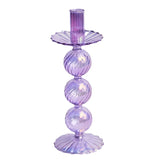Popxstar 1pc Glass Vases Nordic Candlestick Wedding Decoration Christmas Decoration Candle Stick Holder Home Decor Flower Vase