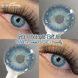 Myopia Lenses 2 Pcs Natural Color Contact Lense with Prescription Blue Gray Lenses Brown Eyes Contact Yearly Green Lens