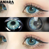 Popxstar  1 Pair Colored Contact Lenses Natural Look Fast Delivery Brown Eye Lenses Gray Contact Green Eye Lenses Blue Lenses
