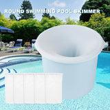 Popxstar 5-50pcs Pool Skimmer Socks Elastic Nylon Mesh Design Pond Debris Leaves Filters Basket Skimmers Swimming Pool Clean Accessories