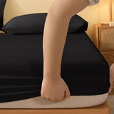 Popxstar 1 Piece of Solid Color Matte Bed Sheet, Solid Color Bed Cover for Bedroom, Bedding (excluding Pillowcases)