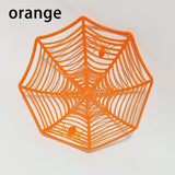 Popxstar  Halloween Spider Web Dessert Basket Halloween Party Decor Candy Bowl Haunted House Trick or Treat Party Supplies Snack Tray