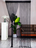Popxstar 1PC Straight curtain door curtain Jewelry shop Chinese ring ceiling decoration encryption partition hanging curtain fringe