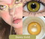 Popxstar 1 Pair Hot sales Color Contact Lenses with Diopter Myopia Lenses Halloween Contact Lenses Cosplay Lenses Makeup Annual