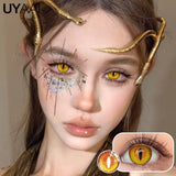 Cosplay Contact lenses White Lenses Halloween Cosmetics Cosplay Red Lenses Colored Contact Lenses 14.5mm Big Eyes Contacts
