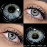 Yearly Use black Color Contact Lenses Cosmetic Natural Contact Lenses Soft Eye Lenses Beauty Pupils 1 Pair 14.2mm