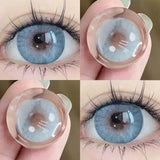 1pair Contact Lenses Color Contact Lenses With Myopia Soft Lenses Pupils for Natural Women's Beauty and Makeup for a Year