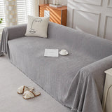 Popxstar Sofa Covers Soft Washable Couch Covers for Sofa Furniture Protector Herringbone Pattern Sofa Cover with Tassel