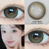 Popxstar 1 Pair Beauty 10 Colors Contact Lenses for Eyes Natural Pupil Color Lens Eyes for Myopia Free Shipping Half A Year Use