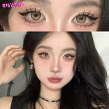 NEW Colored Contact Lenses Beauty Women Green Lens Nature Look Brown Lens Colorful Contact Lens 14.5mm Big Eyes Blue Lens