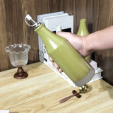 Popxstar  Ceramic Olive Oil Bottle Oil Pot Soy Sauce Vinegar Dispaner Leak Proof Seasoning Bottle Cooking Container Jug for Kitchen Hotel