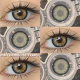 1 Pair Color Contact Lenses for Eyes Color Eye Lens Blue Eye Lenses Brown Lenses Gray Pupils Lens Yearly Green Contacts