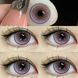2pcs Yearly Myopia Eyes Colored Lenses with Diopter Beautiful Pupil Natural Contact Lenses for Eyes Cosmetic Lens Fast Shipping