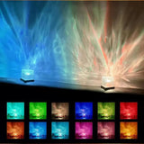 Popxstar Ocean Wave Projector Light 16 Colors Midnight Aura Aurora Glow Lamp Home Office Bar Restaurant Underwater Projector Night Light