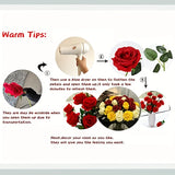 Popxstar 12pcs Realistic Artificial Rose Bouquet for Weddings, Birthdays, and More  for Floral Arrangements and Home Decor