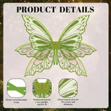Sparkling Large Fairy Wings Organza Adult Women Angel Wings Princess Fairy Wing for Cosplay Dress Up