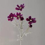 Popxstar spring decor Chamomiles Silk Artificial Flower 60cm Daisy White Fake Flowers Room Wedding Home Table Decorations Party Diy Bouquet Gifts 1PCs