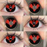 Popxstar   Contact Lenses for Eyes 2pcs Anime Cosplay Colored Lenses Crazy Halloween Lenses Contact Lens Beauty Eye Makeup