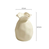 French style retro cream style ceramic vase hydroponics dried flowers flower arrangement desktop ornament decoration home hotel