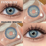 1 Pair contact lenses for eyes color eye contacts brown gray lens beautiful pupils for makeup yearly use