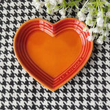Popxstar Heart-Shaped Ceramic Cat Bowl-Extra Wide Anti-Vomiting Stress-Free Design,12cm Durable Ceramic Pet Bowl for Small Cats & Dogs